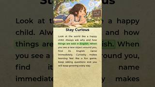 🌱 Stay Curious, Keep Learning! | A Fun Way to Learn English #learnenglish #englishshorts