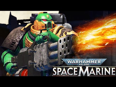 Heavy Flamer Gameplay: 1 Salamander BURNS 500 Orks! - Warhammer 40K: Space Marine, Augmented Mod
