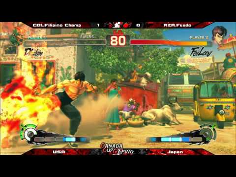 Filipino Champ vs Fuudo - Canada Cup Gaming 2012 SFIV