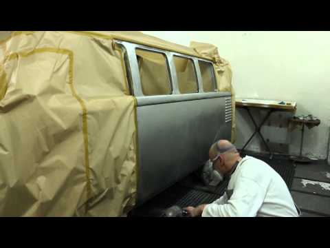 VW Bus Restauration | Epoxidharz Grundierfüller | Autolackiererei Berlin