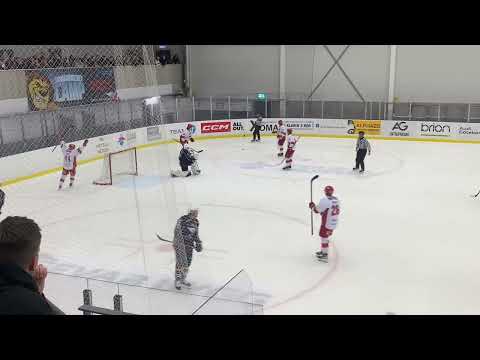 Hockeytvå bäcken hc -Lidköping red roosters goal /mål 🥅🏒 1:0 playoff #hockey #hockeysweden #backen