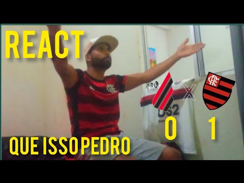REACT Athlético-pr 0x1 Flamengo  (PEDRO FAZ UM GOLAÇO) Furacão eliminado #flamengo #athléticopr