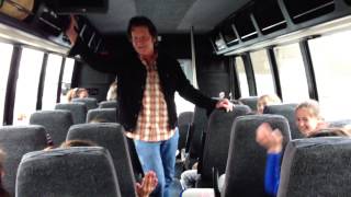 John Fogerty sings &quot;Don&#39;t You Wish It Was True&quot; on School Bus