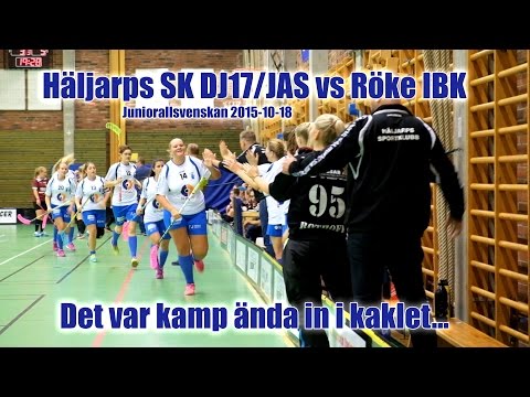 Häljarps SK DJ17/JAS vs Röke IBK 2015-10-18