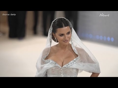Penélope Cruz stuns in Chanel Wedding gown at Met Gala red carpet