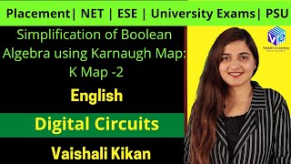 Download the video "Simplification of Boolean Expression Using Karnaugh Map | K Map 2 | Digital Circuits | English"