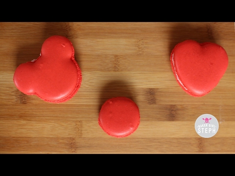 RASPBERRY ROSE MACARONS FROM JOLLY HOLIDAY || Disneyland Inspired Recipe