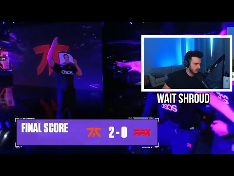 Fnatic Celebrate their WIN By BOWING to SHROUD on VCT Copenhagen