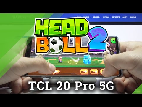 Gaming Quality Test on TCL 20 Pro 5G - Head Ball 2 Gameplay