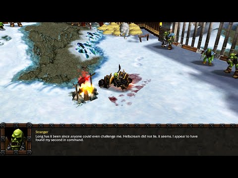 Thrall trifft auf den Ork-Kriegshäuptling Orgrim Doomhammer