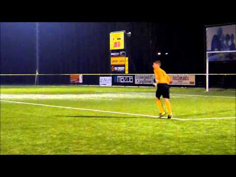 Kay Hilverink K.N.V.B. 13 wedstrijd 27-02-2013 in Blokker