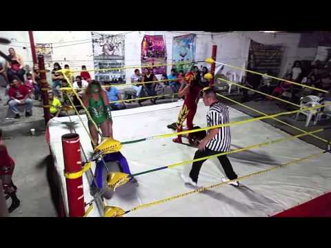 Perla Negra, Baby Puma y La China VS Lady Flamer, La Justiciera y Erika Sotelo