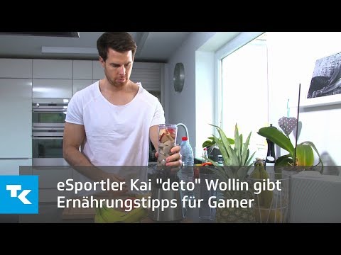 E-Sportler Kai "deto" Wollin gibt Ernährungstipps für Gamer