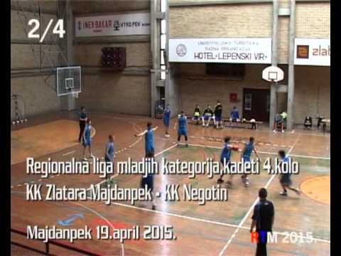 Majdanpek,sport,KK Zlatara Majdanpek KK Negotin kadeti 19 04 2015