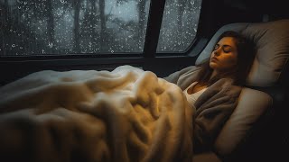 Vá dormir está noite com o som de chuva na janela com trovões e relâmpagos para dormir profundamente