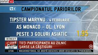 Campionatul pariorilor: Intra GRATUIT in cursa pentru PREMIILE de 6000 lei!