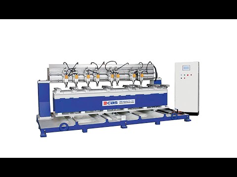 Mafm-830 cnc aluminium formwork multi-head slots milling mac...