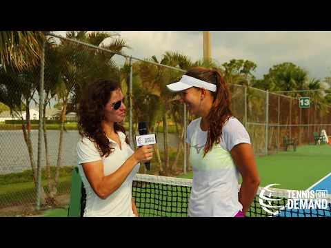 Professional WTA Player Nicole Melichar from the USA talks about traveling the world