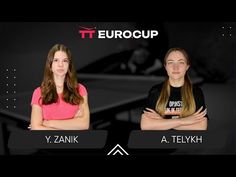 19:15 Yulianna Zanik - Anastasiia Telykh 26.09.2025 TT Euro.Cup Women Ukraine Star. TABLE 3