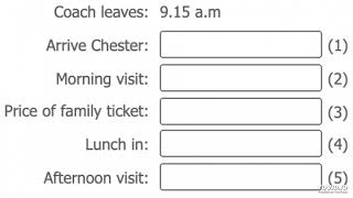 Trip to chester