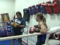 Самарская боксерша Наталья Смирнова нокаутом победила словачку Габриэллу Вице