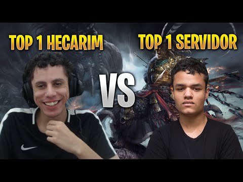TOP 1 DO SERVIDOR VS TOP 1 HECARIM E JEAN MAGO! - QUE JOGO SENHORES!