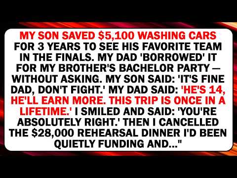 My Son Saved $5,100 Washing Cars For 3 Years To See His Favorite Team In The Finals.My Dad 'Borrowed