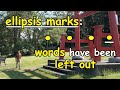 How to Use Ellipsis Marks in Conjunction with a Period | When to use Four Periods Instead of Three
