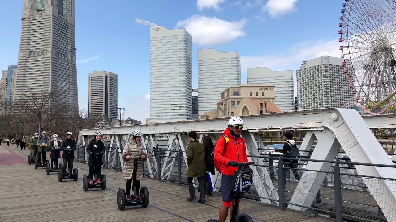 Catch a glimpse of Yokohama Bay Segway Tour.