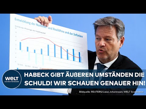 DEUTSCHE WIRTSCHAFTSLEISTUNG: Wieder negativ! Wirtschaftsminister Habeck ist dennoch optimistisch