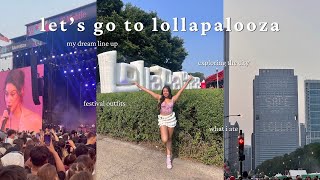 my first time at lollapalooza! 🎶🌆🌟 | exploring, good eats, olivia rodrigo