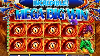 🔥 MEGA BIG WIN on Dragon's Realm Slot Machine!  WMS Classic MAX BET Live Play - INSANE MASSIVE BONUS