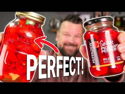 Pickled Peppadew Recipe. BETTER than store bought!