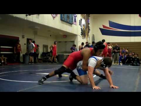 Hunter's 1st ever wrestling match.