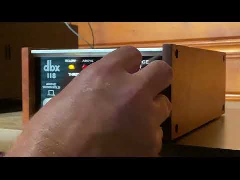 dbx 118 Dynamic Range Enhancer 1970s - Restored - 1/4 inch i/o image 3