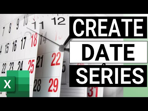 Excel - Increase Date Series automatically with your mouse 😉