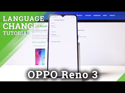How to Change Language on OPPO Reno 3 – Language Settings