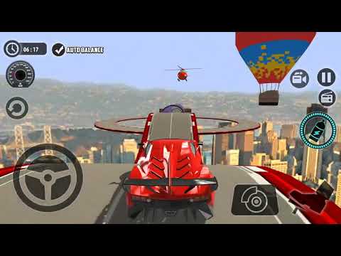 Impossible Car Tracks 3D - Red SPORT Car Driving Stunt Simulator - Android Gameplay Camaing Mode