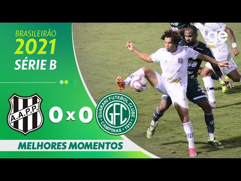Gols e lances de Ponte Preta x Guarani