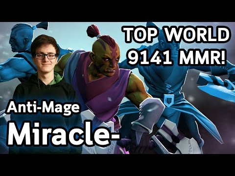 TOP WORLD 9141 MMR! Top Anti-Mage World by Miracle-
