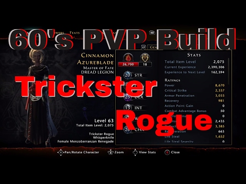 60s PVP Build | Trickster Rogue Whisperknife Executioner | Cinnamon Azureblade