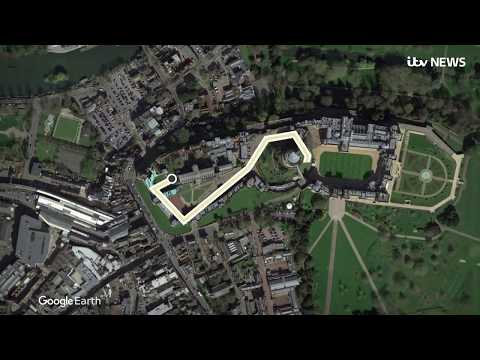 Watch Harry and Meghan's royal wedding procession route through Windsor | ITV News