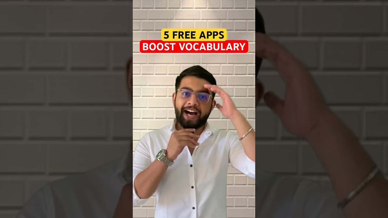 5 Free Apps to Boost Vocabulary 🚀 #vocabulary #duolingo #memrise #quizlet #shorts