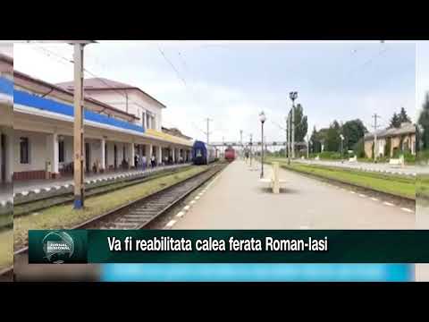 Va fi reabilitata calea ferata Roman - Iasi