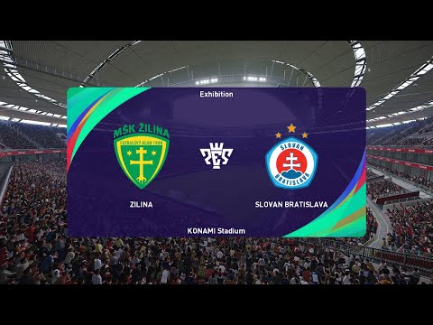MŠK Žilina vs ŠK Slovan Bratislava (23/04/2023) Fortuna Liga | Championship | PES 2021
