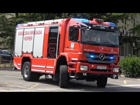 [🔥 Gasilska Brigada Koper - Slowenien] 🚒 Wachausfahrt HLF Berufsfeuerwehr Koper