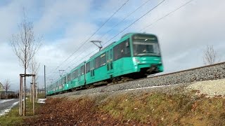 preview picture of video 'U-Bahn Frankfurt (Main) - U2 / U9 zwischen Abzweig Kalbach und Riedberg (2012) [1080p50]'