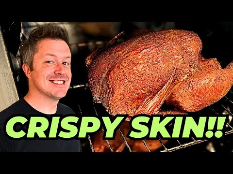 Smoked WHOLE CHICKEN in an Electric Smoker!! | Crispy Skin and Juicy Meat!