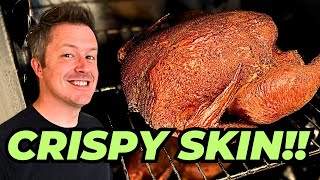 Smoked WHOLE CHICKEN in an Electric Smoker!! | Crispy Skin and Juicy Meat!