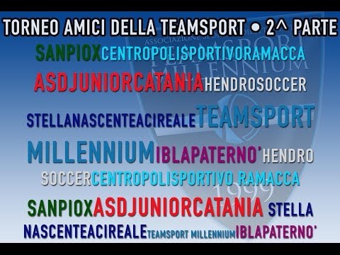 TORNEO AMICI DELLA TEAMSPORT • LE PARTITE DEL POMERIGGIO •
